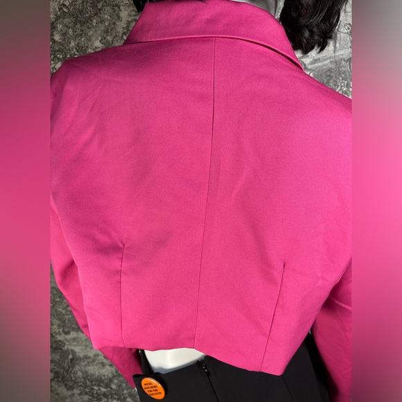 Pink Cropped Blazer - Picture 4 of 8
